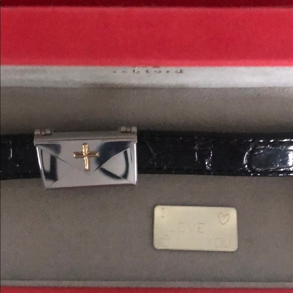 Ashford letter sterling silver gold ILY bracelet - Picture 7 of 7